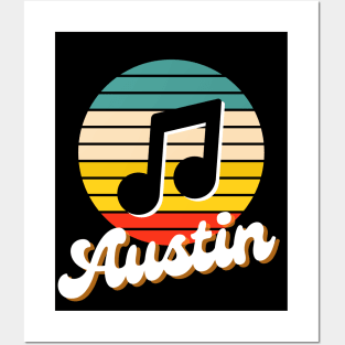 Retro Austin Music Posters and Art
